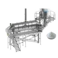 Sécheuse de lit à fluide à vibration continue certifiée GMP pour le séchage des grains de blé