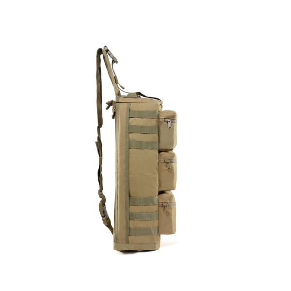 Портативная сумка из оксфордской ткани 15L 900D с 3 наружными карманами 16*16*50 см