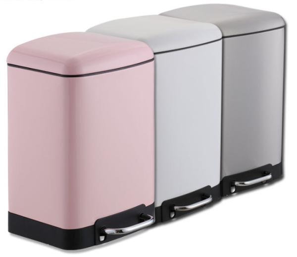 6L 12L 30L  Indoor Trash Can Stainless Steel Trash Can With Foot Pedal
