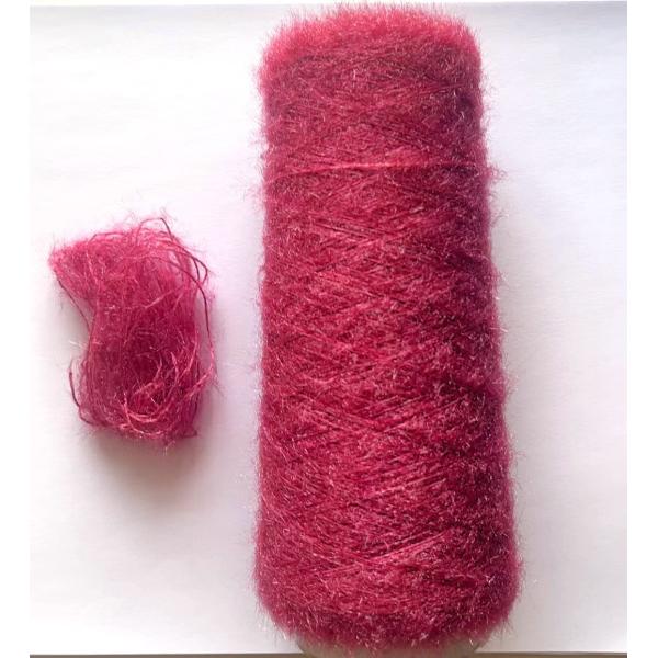 2.0cm / 4.0cm Shiny Cat Hair Yarn Polyester Feather Yarn