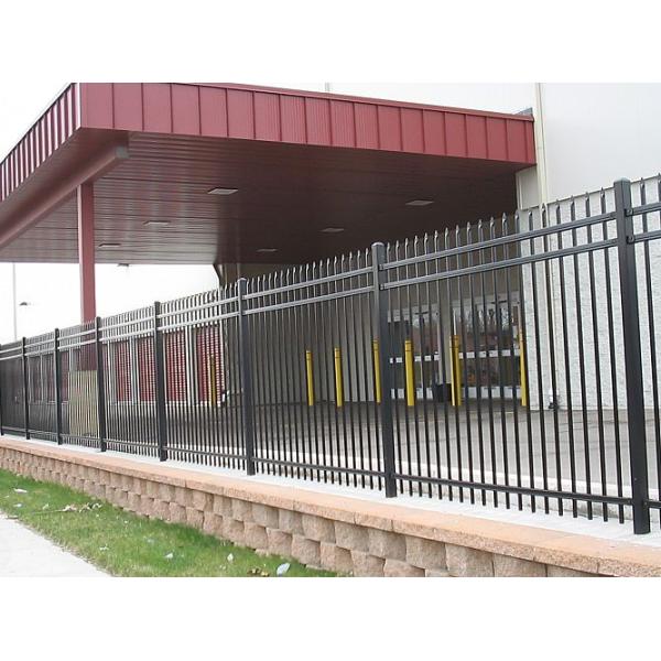 Garden Spearhead Fence Panels Tubular Steel Fence Galvanized Welded Wire Outdoor Metal 358