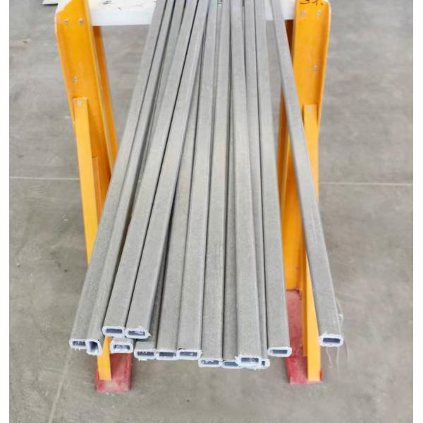 Smooth Processing Service Cutting Lightweight Fiberglass FRP Rectangular Tube for Children Hockey Stick Handle