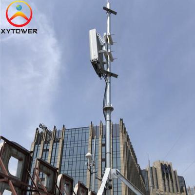 Galvanized Steel Pipe Wifi Antenna Communication Rooftop Pole