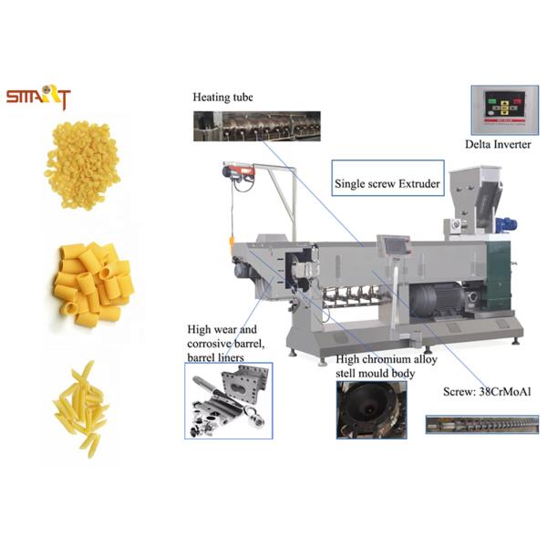 штрангпресс еды винта мотора 200kg/H Сименс одиночный для макаронных изделий мак