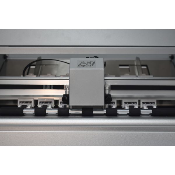 Silver A3/A4 High Precision Stepper Motor Single Head Double Row Pressure Wheel Cutting Plotter