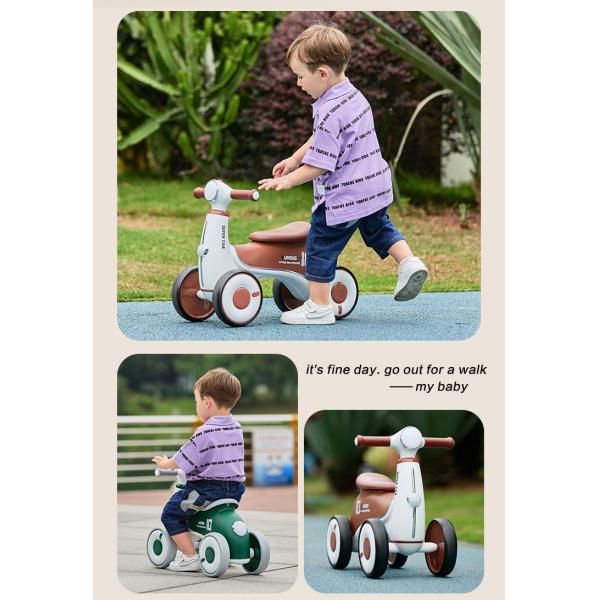 Basic Seat Type Children's Scooter Twisted Car Toy for 1-3 Year Old Baby Walking Aid
