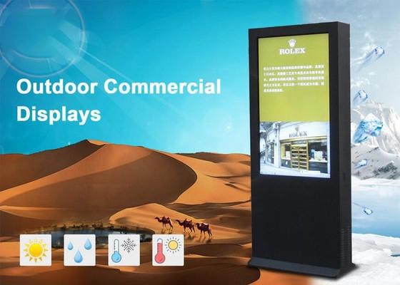 43 Inch Daylight Viewing Outdoor Kiosks Full HD Free-standingOutdoor Digital Signage