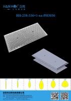 200W/400W/600W/800W Lentille d'éclairage de stade avec résistance à l'eau 336pcs 3030LEDs Lentille anti-éblouissement haute puissance