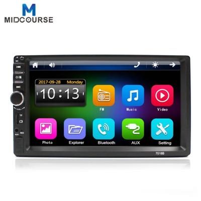 Vente en gros 7 vacarme du stéréo 2 de voiture de moniteur de pouce avec le contrôle de 1080P \ interconnexion de téléphone portable \ contrôle principal C200S