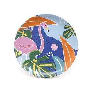 8 дюймовая посуда керамическая красочная салатная тарелка для весны летом