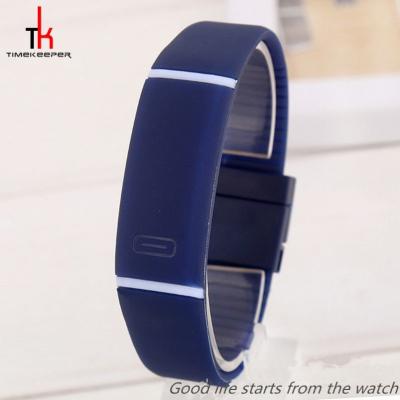 Silicone Straps Multifunction Wrist Watch , Smart Screen Touch Led Watch