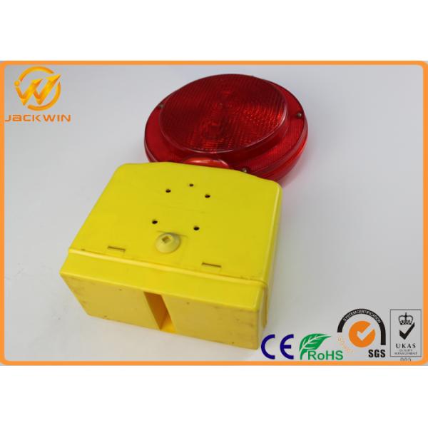 Red / Yellow LED Blinking Dry Battery Traffic Warning Lights For Police Equiprment