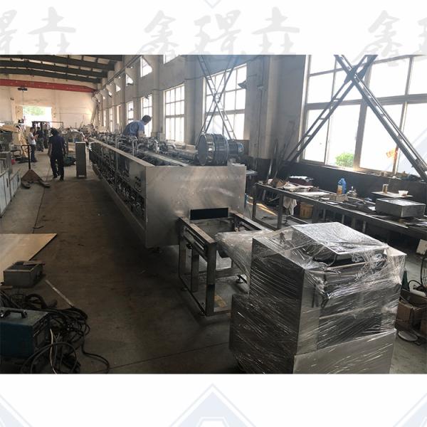 Double Colors Baguette Bread Baking Tunnel Oven with Corn Raw Material and PLC Control