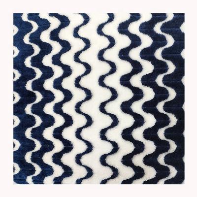 Tela Cationic 260gsm do velo da flanela do jacquard para o vestuário geral morno de matéria têxtil da casa