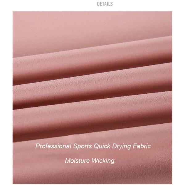 Quick Drying Loose Short Sleeve T Shirt Womens Fitting Yoga Crop Tops