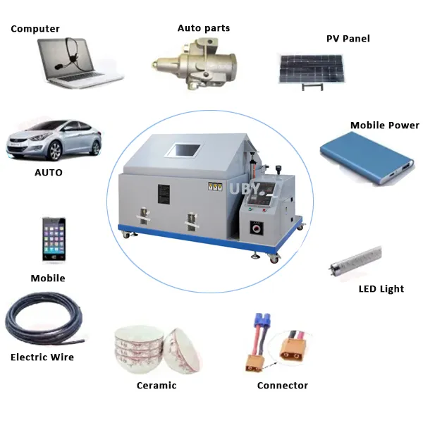 Automated Salt Fog Test Machine Energy Saving Salt Spray Test Chamber OEM ODM