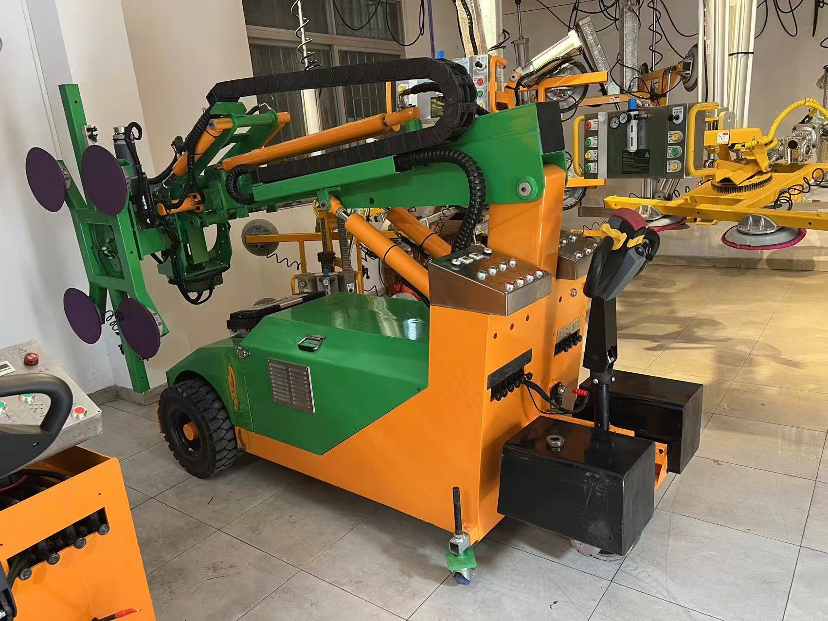 Hydraulic / Electric Vacuum Suction Cup Glass Lifter 500kg Load Capacity