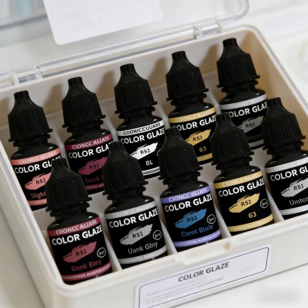 Gum Shade Kit-7Piece Set Achieve Natural Restoration Effect with Good Gloss Retention