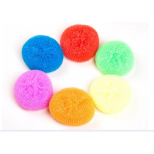 Soft PP Sponge Kitchen Scrub Pads , Harmless To Skin Plastic Scrub Pad