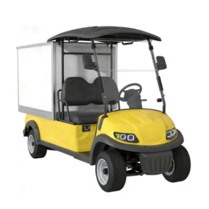 Compact Footprint 2 Seats Electric Golf Utility With Weatherproof Lockable Cargo