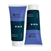 Crème décolorante capillaire biologique 400 ml formule bleue OEM/ODM sans ammoniaque, éclaircissement permanent à base de plantes, hypoallergénique pour usage en salon, gratuit