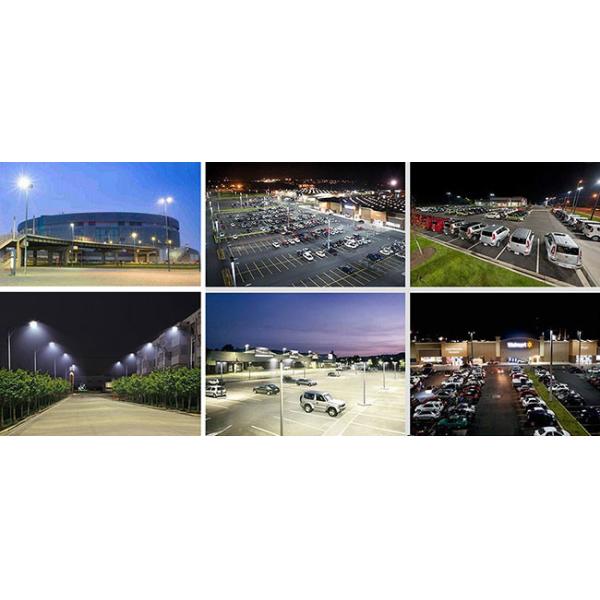 180 Watt Led Street Light Fixtures / Led Shoebox Pole Light Aluminum Body Material