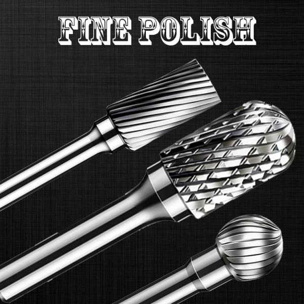 тип файл g сверла дисплея M6 3mm карбида вольфрама роторный высекая заусенцы