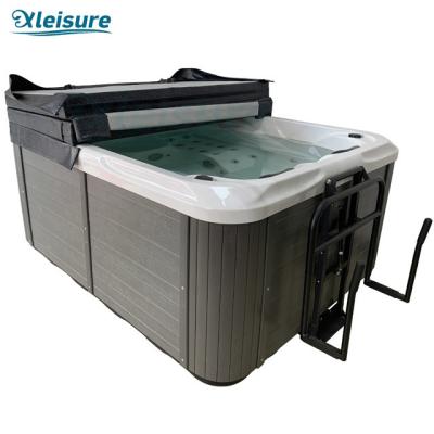 Indoor Outdoor Portable Durable Swim Spa Pool Cover Vinyl Spa Cover For Freestanding Swim Hot Tub For Hydro Therapy Tub