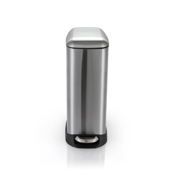 20L rectangular stainless steel trash can。 can be used in kitchen, office, living room and other scenes