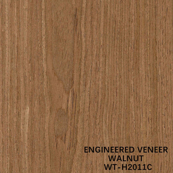 Man Made Walnut Wood Veneer Fancy Veneer Crown Grain Sheet Normal For Indoor Decorative Board 2500mm WT-H2011C