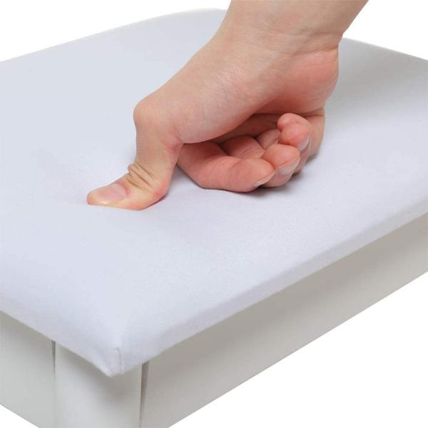 Solid MDF Wood Mirrored Dresser Wood Bedside Table With NC Painting