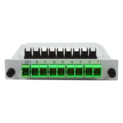 1X8 SC APC LGX Fiber Optic PLC Splitter FTTH Optical Splitter Terminal Box