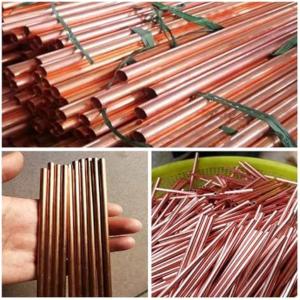 ASTM B466 CuNi 90/10 3/8 Inch Thin Wall Copper Nickel Heat Exchanger Tube Custom Size