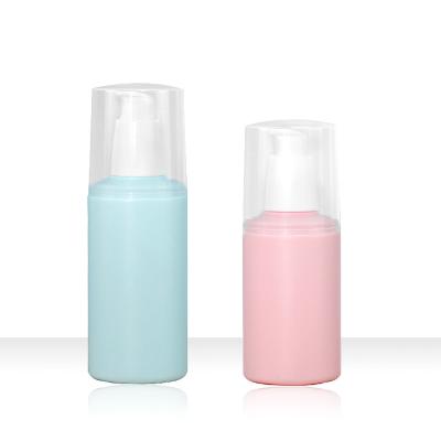 100ml 120ml Refillable Bottles Square Plastic Cosmetic Spray Bottles With HDPE Collar