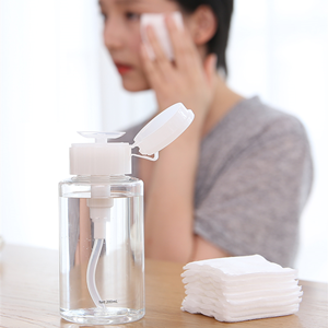 Pump Dispenser, Alcohol Dispenser Lockable Pump Dispenser Bottle for Nail Polish, Makeup Remover Bottles