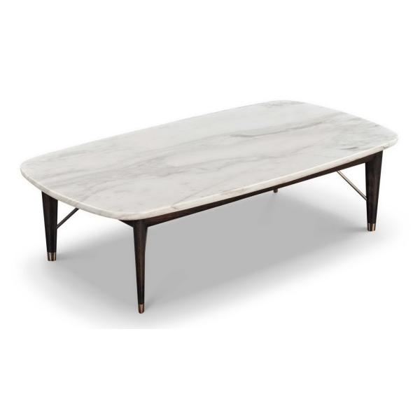 Sofa side table by oak wood in round legs with stainless steel feet Oak sofa table by Italy designer furniture factory