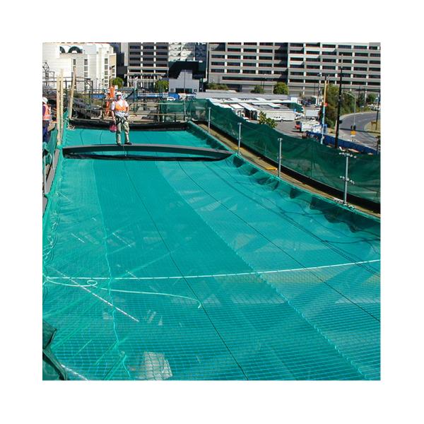 High Rise Construction site scaffolding Mesh Braided Debris Green Safety Net for Buildings