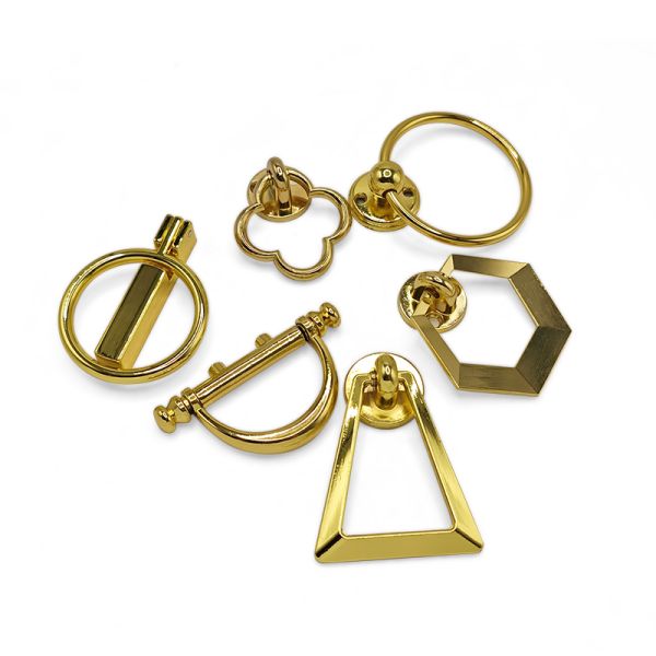 Minimalist Style Cabinet Pulls Round Ring Door Handles Furniture Hardware Accessories for Cabinet Doors and Drawers