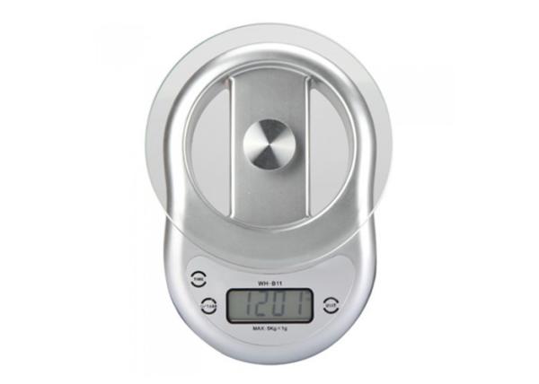 Circle Platform Design Digital Kitchen Scales , Time Countdown Electronic Weighing Scale