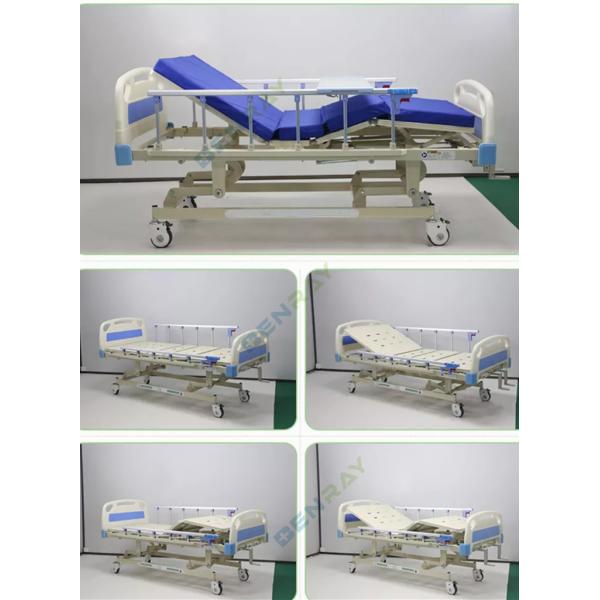 3 функции ручной медицинской больничной кровати для пациента 3 коленчатой больничной кровати