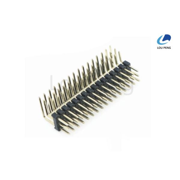 Durability 100 Cycles PIN Header Connector with 2 to 40 Pins UL94V-0 Fire Protection Grade Electrical Connection Solution
