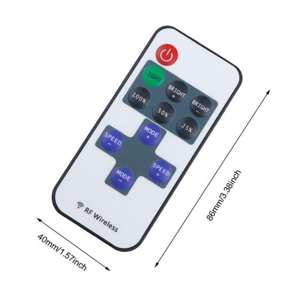 Мини Monochrome регулятор света СИД, регулятор RF беспроводной с ключевым OEM 11