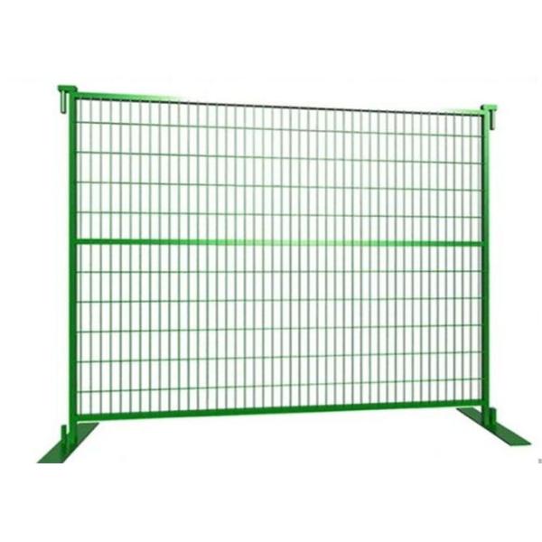Red Temporary Mesh Fencing With Plastic Feet And Iron Feet For Construction Site