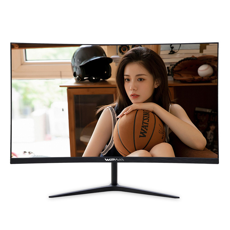 IPS-панель типа 12v DC изогнутый компьютерный монитор 27 дюймовый Full HD 1080p широкоэкранный