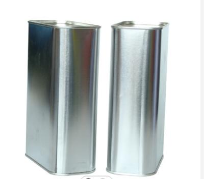 óleo de motor 1L Tin Can White Plastic Cap Tin Containers retangular