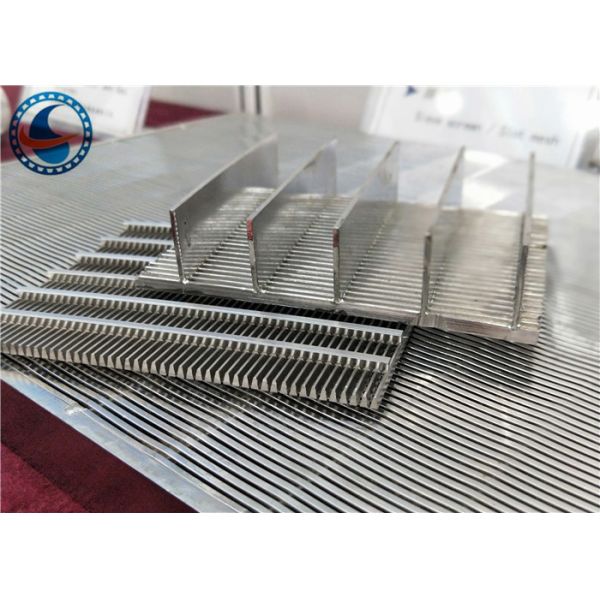 Wear Resistant Wedge Wire Screen Panels Long Lifespan With High Stiffness