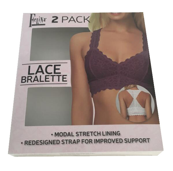 Glossy Lamination Underwear Packaging Boxes Straight Tuck End White Card Paper