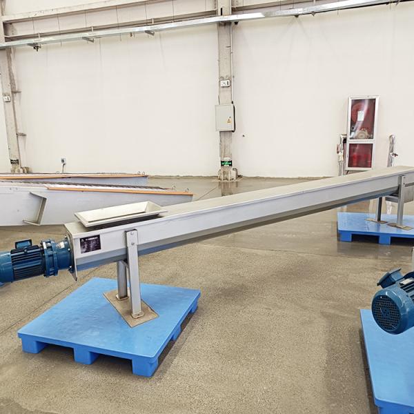 Sludge Conveying Equipment Shaftless Screw Conveyor Farms Manufacturing Plants Retail Hotels Pump Motor PLC Bearing Gearbox
