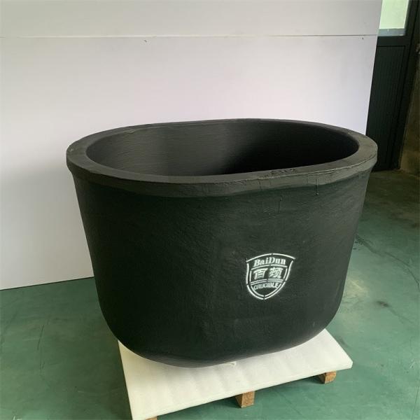 Creuset cylindrique en graphite et argile réfractaire 15,5 kg pour la fusion