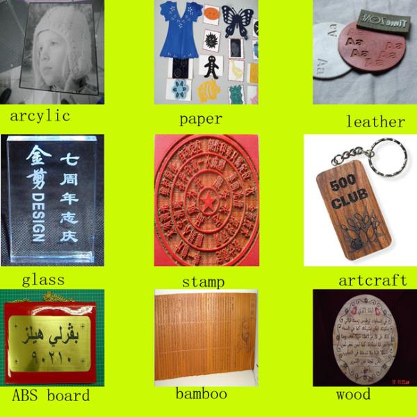 CNC 1290 Engraver и резца лазера СО2 80W для индустрии рекламы